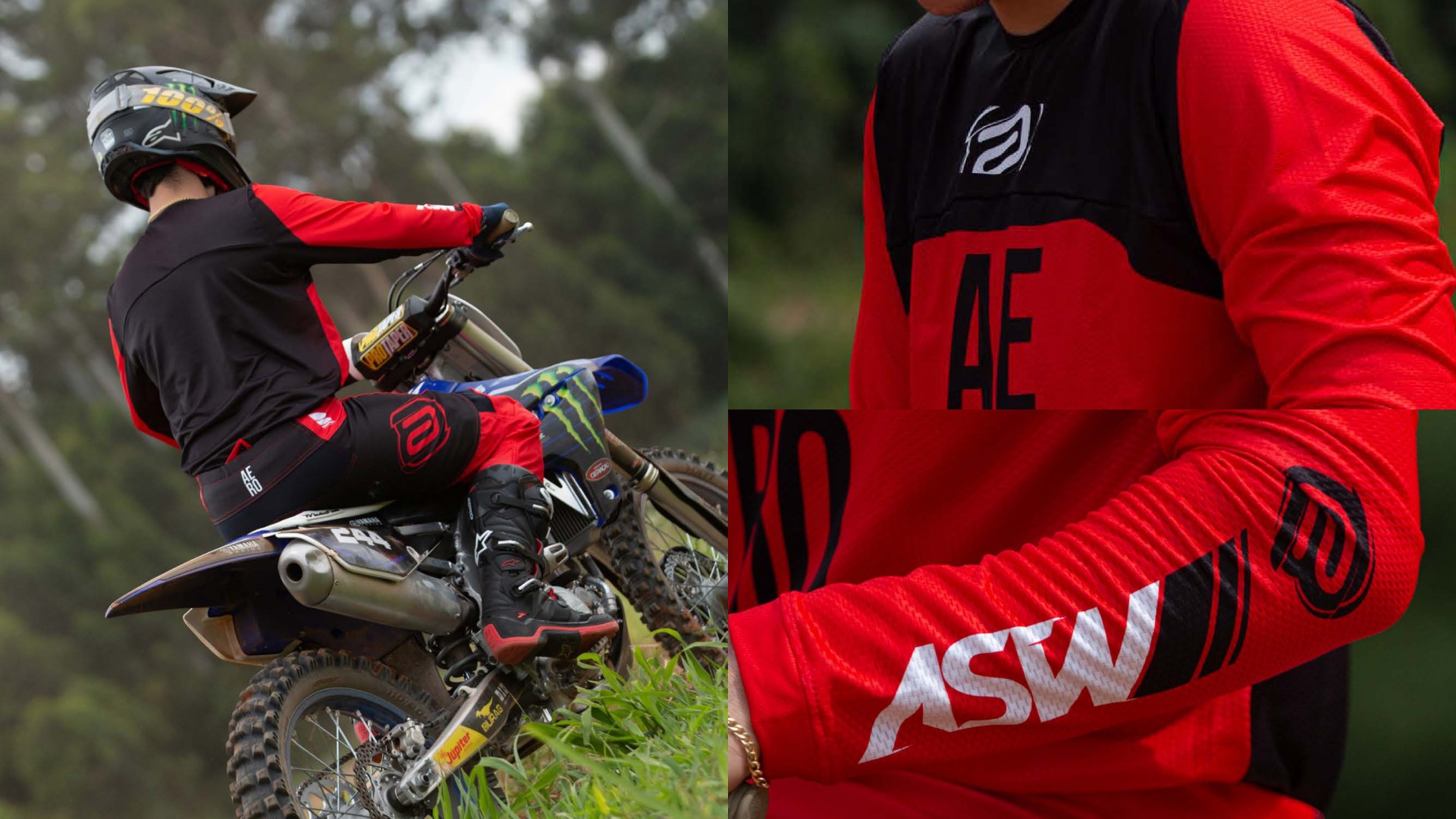 Conjunto Motocross ASW Vented Twister 23