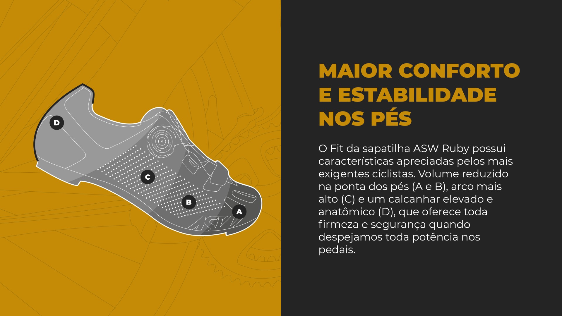 Sapatilha Ciclismo ASW Ruby